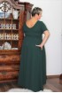 Dlhé spoločenské šaty pre moletky - zelené